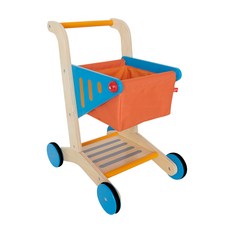 Hape 購物車女孩角色扮演木製玩具, 混色