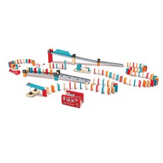 하페 로봇 팩토리 도미노 목재완구 세트, 혼합 색상, 1개