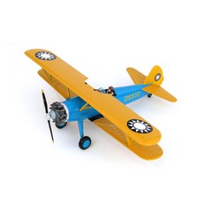 하비마스터 레프리카 1/48 PT-17 스티어맨 복엽기 중국 에어포스 1942 HM409363BL 다이캐스트 모형, 혼합 색상, 1개