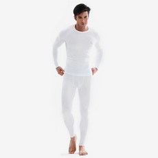 GearX 男款素色圓領長袖T恤+長褲