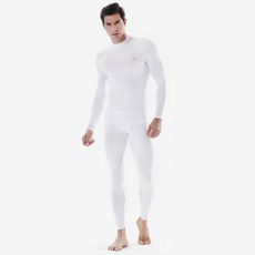 Gear X 男款一般極寒期長袖高領刷毛內衣上下套裝