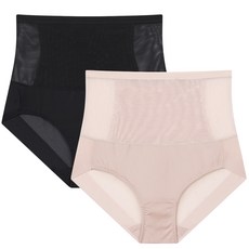 FLORIN Secret Wonder 無痕塑身內褲 2件組, 膚色, 黑色