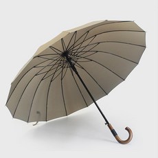 고티바쉬 우드레더그립 대형 골프 장우산 16k