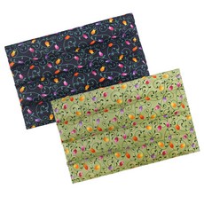 Green Life 草本多用途冷熱敷袋 大 藍色 + 卡其色套組, 1套