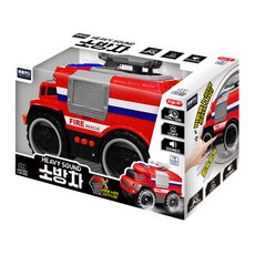 애들랜드 해비 사운드 완구 소방차, 혼합 색상, 1개