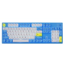 ABKO LED電競鍵盤, 藍色, K990 V3, 非接觸式
