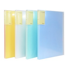 ECO Chungwoon 全新透明文件夾 20頁 A4, 20張, 隨機出貨, 4個