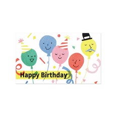 heLLo MORIS 氣球生日貼紙 4 x 3.8 cm, 100個, 混合顏色