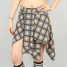 CHORUS LINE 女式格紋印花裹身裙 CH19155