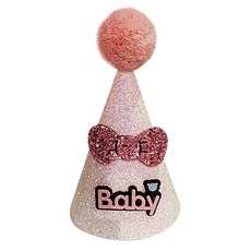 Wow Party 韓國閃光嬰兒氈帽, 粉色的, 1個