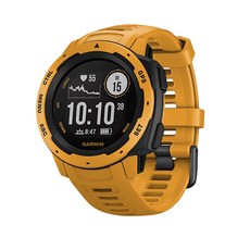 가민 인스팅트 스마트워치 한글판, 머스타드 옐로우, 23mm, GPS