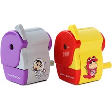 짱구 귀요미 연필깎이 2종, 혼합 색상, 1세트