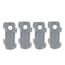 Edu play 門欄轉角片 4入, 灰色