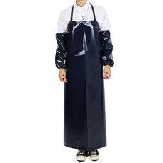 TEAM COOK 亮面圍裙 L, 海軍藍, 1個