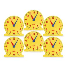 edx 艾迪客 學習用12小時時鐘 小 6入組, 1套