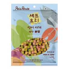 펫츠루트 강아지 셰프요리 간식, 혼합맛(연어/야채), 400g, 1개