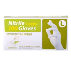 감동 니트릴 장갑 L, 100개입, 1개
