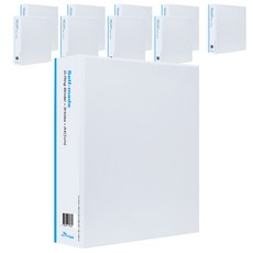 ECO Chungwoon NEW 白色 3孔 D型環活頁夾 3cm A4, 10個, 混合顏色