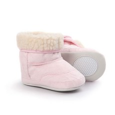 JOY MULTI 孩童素色絨毛步行靴