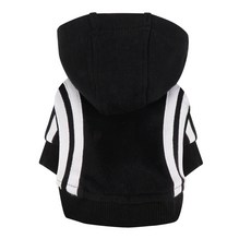 PUPPY ANGEL 基本款膠帶狗連帽襯衫 TS667, 999黑色