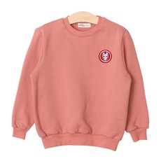 뉴욕꼬맹이 아동용 아이언맨 자수 와펜 기모맨투맨 L002