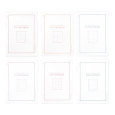 walgadaks 迷你筆記本 6件組, 混色, 1組