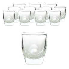 三湖玻璃 Lucky Glass 溝槽烈酒杯 燒酒杯 46ml LG-440902, 單一顏色, 12個