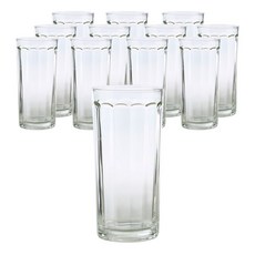 三湖玻璃 Lucky Glass 羅馬玻璃杯 358ml LG-133213, 12個, 單一顏色