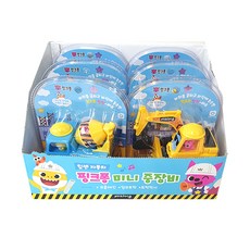 pinkfong 碰碰狐 迷你工程車玩具 6件組, 混色