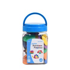 EDIX Education Junior Rainbow Pebble 36p 觸覺開發玩具, 亮色系
