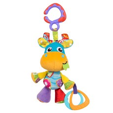 playgro 培高 手推車搖鈴 小牛造型, 混色