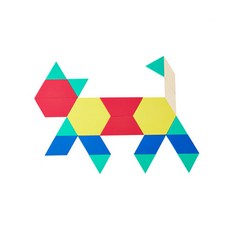 edx 艾迪客 大磁性六形六色板, 混色