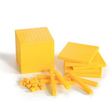 edx 艾迪客 連接十進位積木組 黃色, 1套