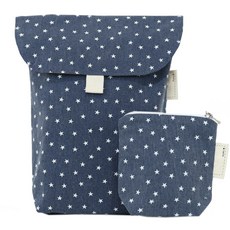 세맘스 기저귀 파우치 + 미니파우치 세트, 몰리네이비스타