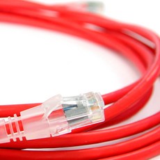 CAT6 LS電纜 UTP 網路線 CP-0596, 紅色, 1個, 50m