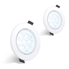 cityo LED崁燈 7W 2入, 晝光色