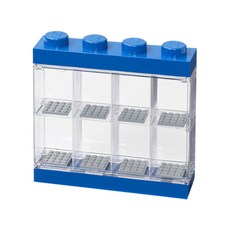 LEGO 樂高 人偶展示盒 藍色 8格, 1個