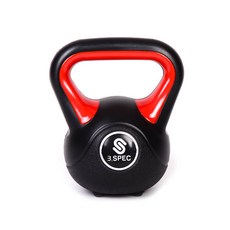 BANSUK SPORTS 彩虹壺鈴, 黑色 + 紅色, 3kg, 1個