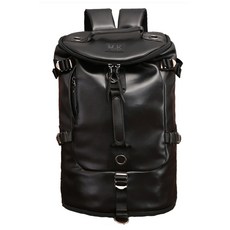 COZY LABEL 男女通用後背包 SB30056, PU黑色