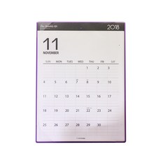 ICL 月計畫滑鼠墊 萬年曆, 薰衣草紫