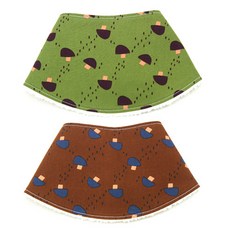 미미키드 유아동용 초코송이 스노우빕 2종