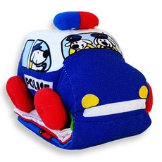 움직이는 자동차 헝겊책 북유럽토이북, 삐오삐오 경찰차, 사파리