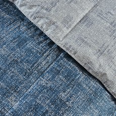 오르다 올리비아 양면 이불, 네이비 + 그레이