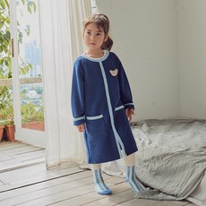 TABLIER 女童冬季菱格長袖睡袍