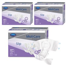 HARTMANN 몰리케어 남여공용 슬립 수퍼 플러스 성인기저귀 M, 30매입, 3세트