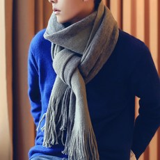 Kong男款有氣氛的冬季圍巾