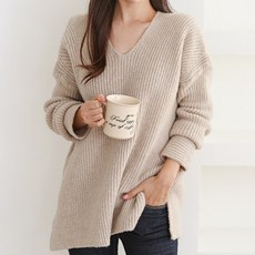 봉봉스토리 브릿지V넥 임부복 니트티