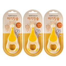 마이비 아기칫솔 1단계, 혼합색상, 1개입, 3개