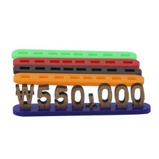 JOA 木質標價牌 5入, 混色, 1套