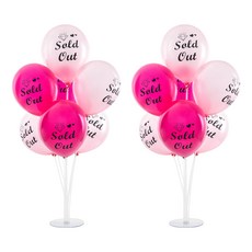 파티쇼 풍선꽂이 장식 세트 70cm, 펄솔드아웃, 2세트